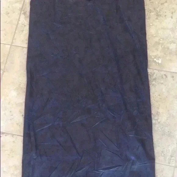 Calvin Klein Sleeveless Black Coated Asymmetrical Hem Size M - Picture 5 of 5